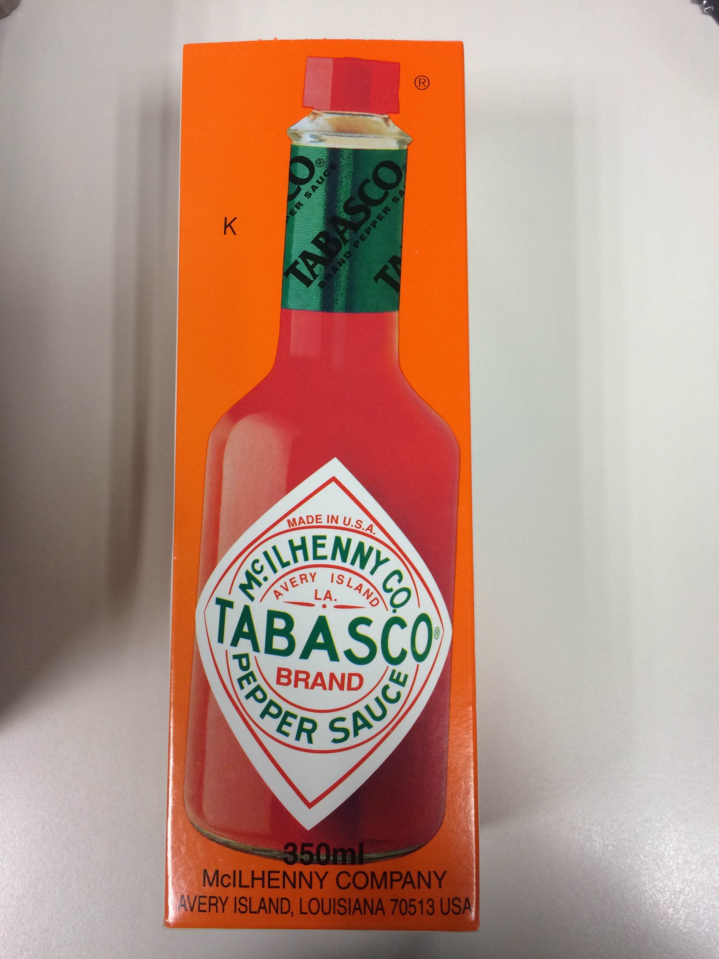 MOLHO TABASCO RED 12 OZ  350 ML